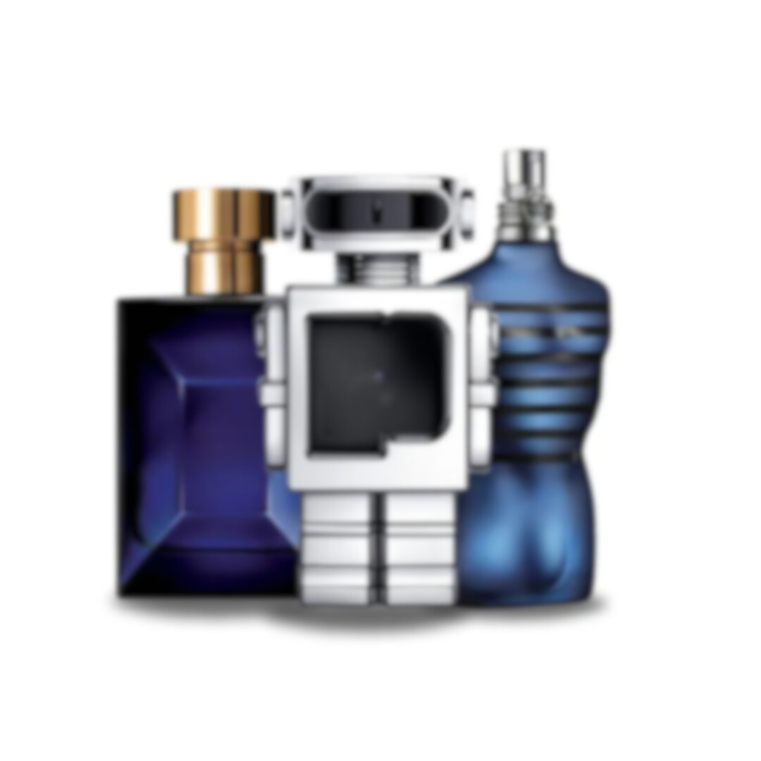 Set de Parfum Exclusif en 3 Pièces – Dylan Blue de Versace, Phantom de Paco Rabanne ; Ultra Male de Jean Paul Gaultier [100 ml]