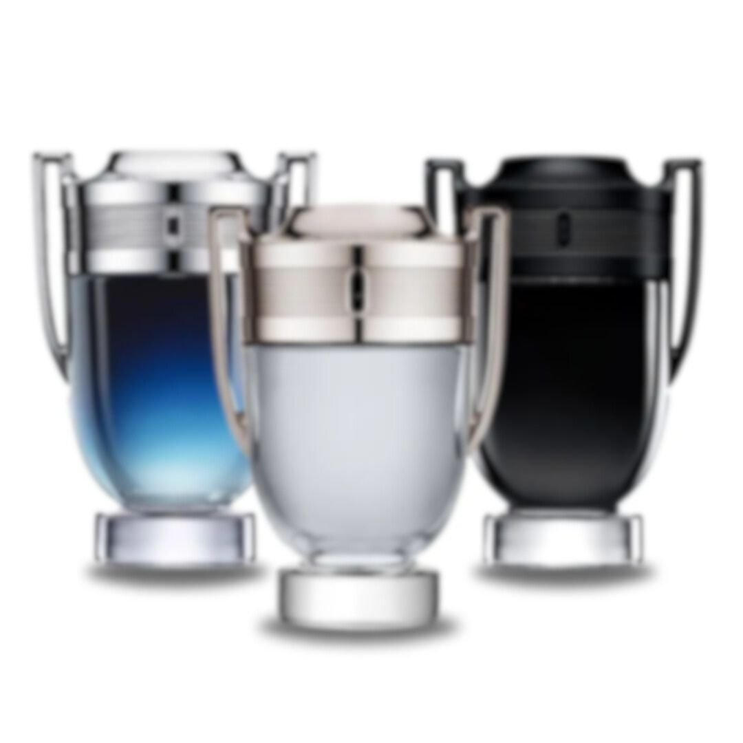 Set de Parfum Exclusif en 3 Pièces – Invictus Legend, Invictus ; Invictus Victory Elixir par Paco Rabanne [100 ml]