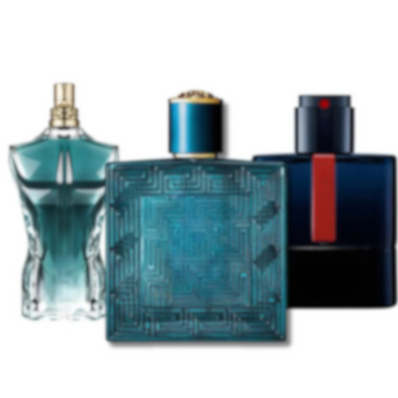 Set de Parfum Exclusif en 3 Pièces – Prada Luna Rossa, Versace Eros &amp; Le Beau Eau de Parfum par Jean Paul Gaultier [100 ml]